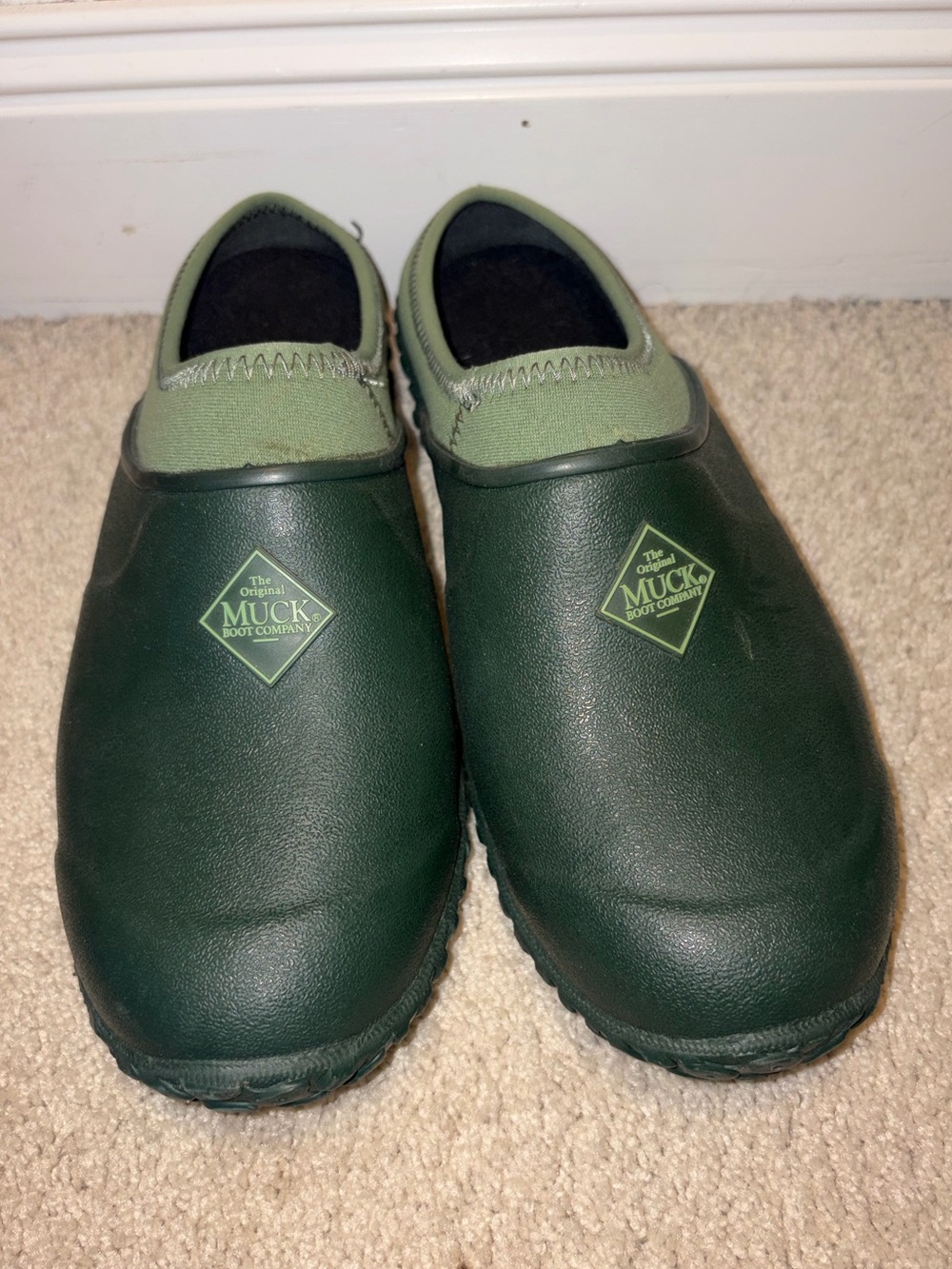 Muck Boot Company Green Slip-On Clogs